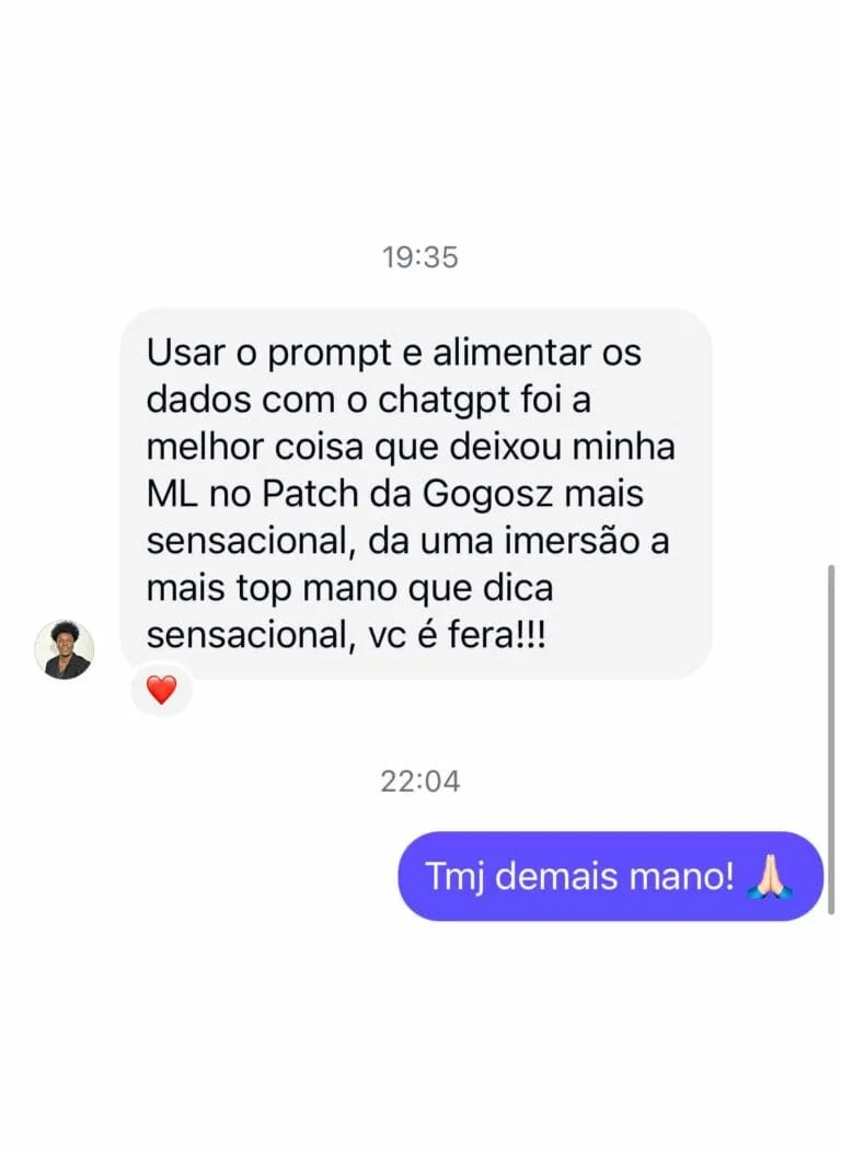 Depoimento de aluno do Modo Carreira 2.0
